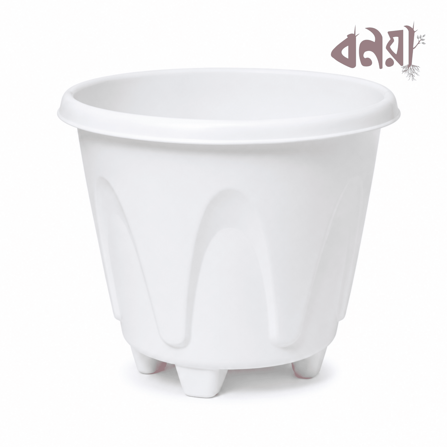 Lotus White Flower Tub - Bonoya