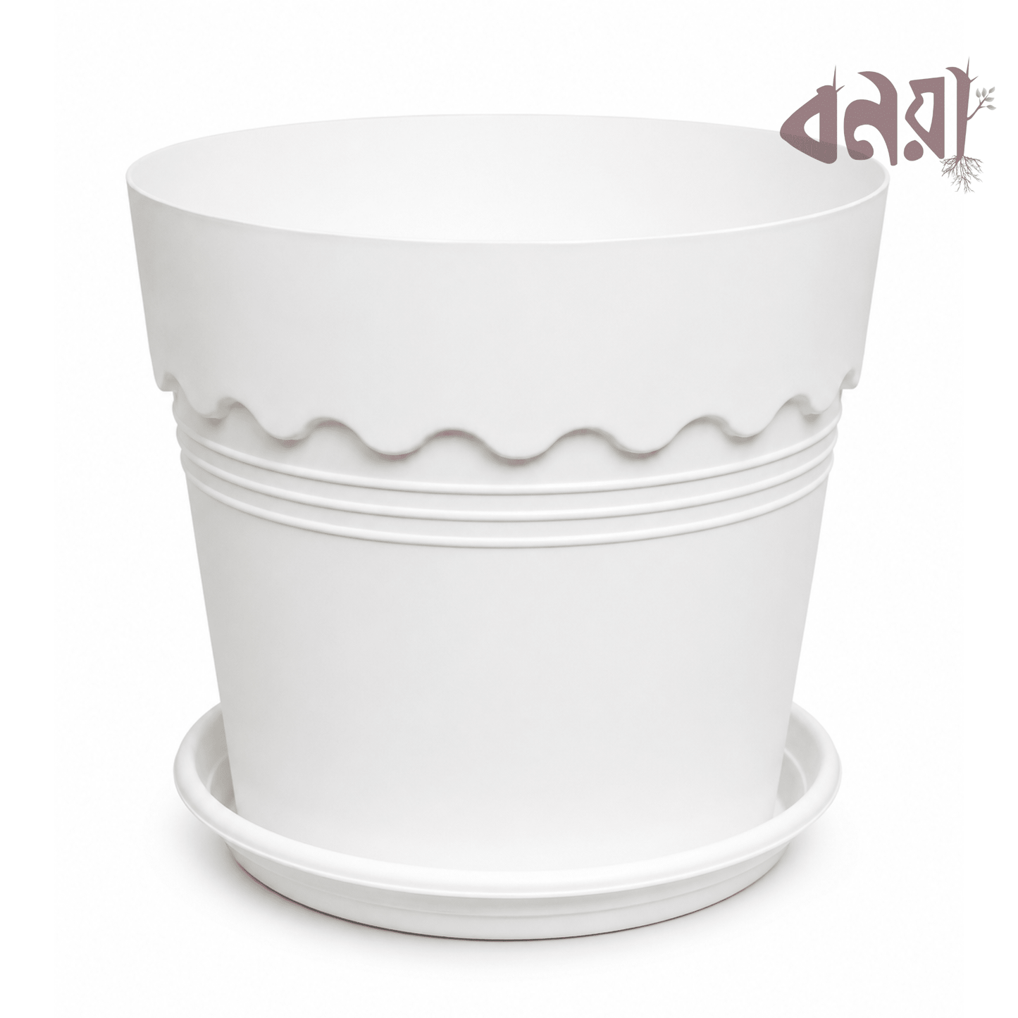10 inch Deco White Matte Tub - Bonoya