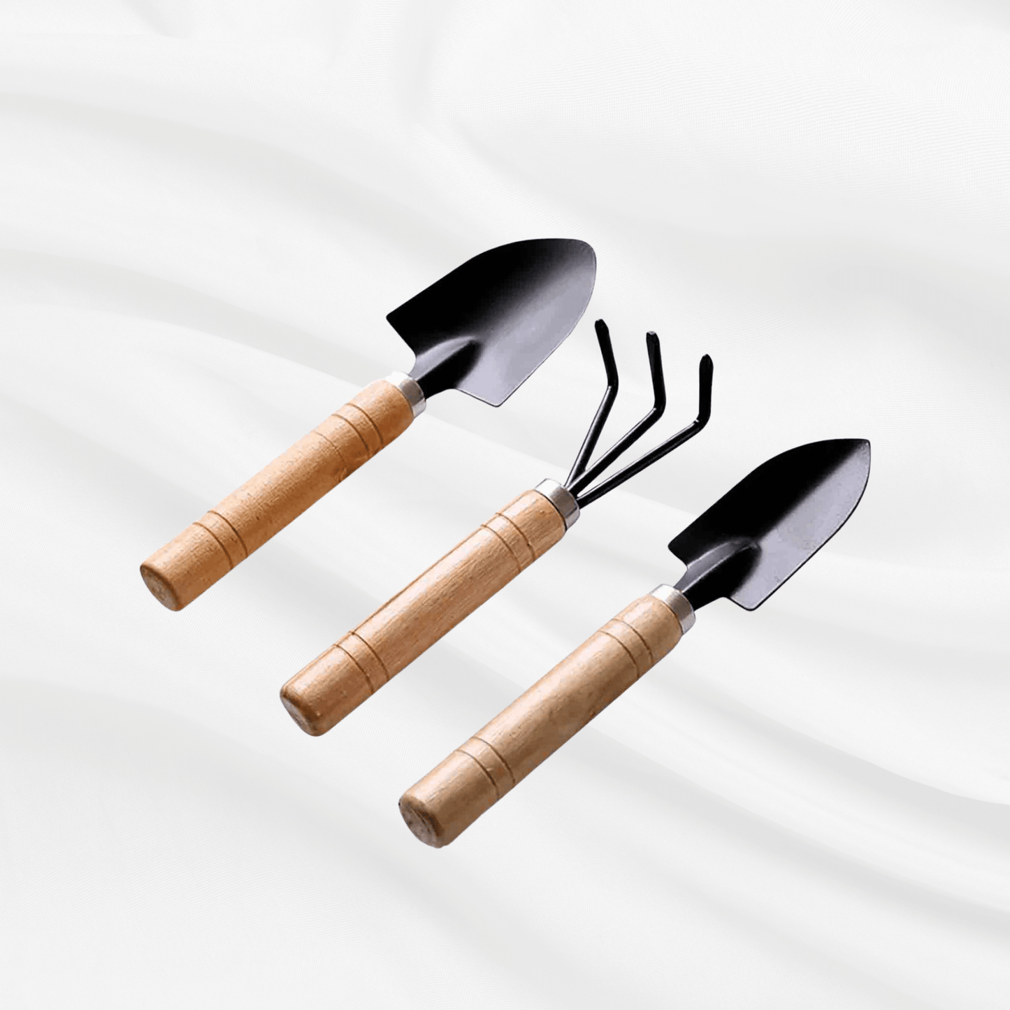 7 inch small garden tools set 3pcs for home gardening