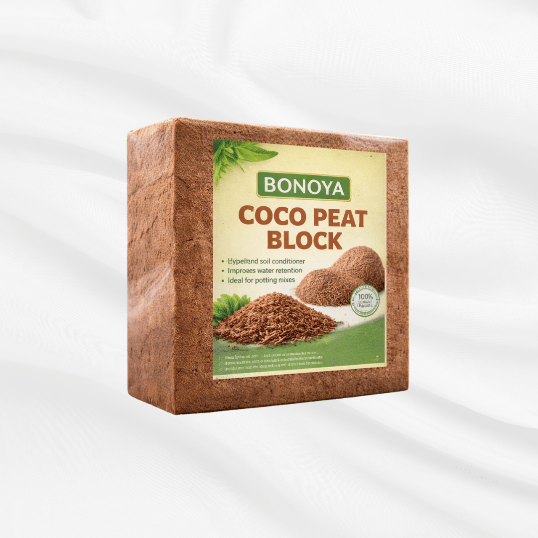 Cocopeat Block for Gardening and Potting Mix - semi dry - Bonoya