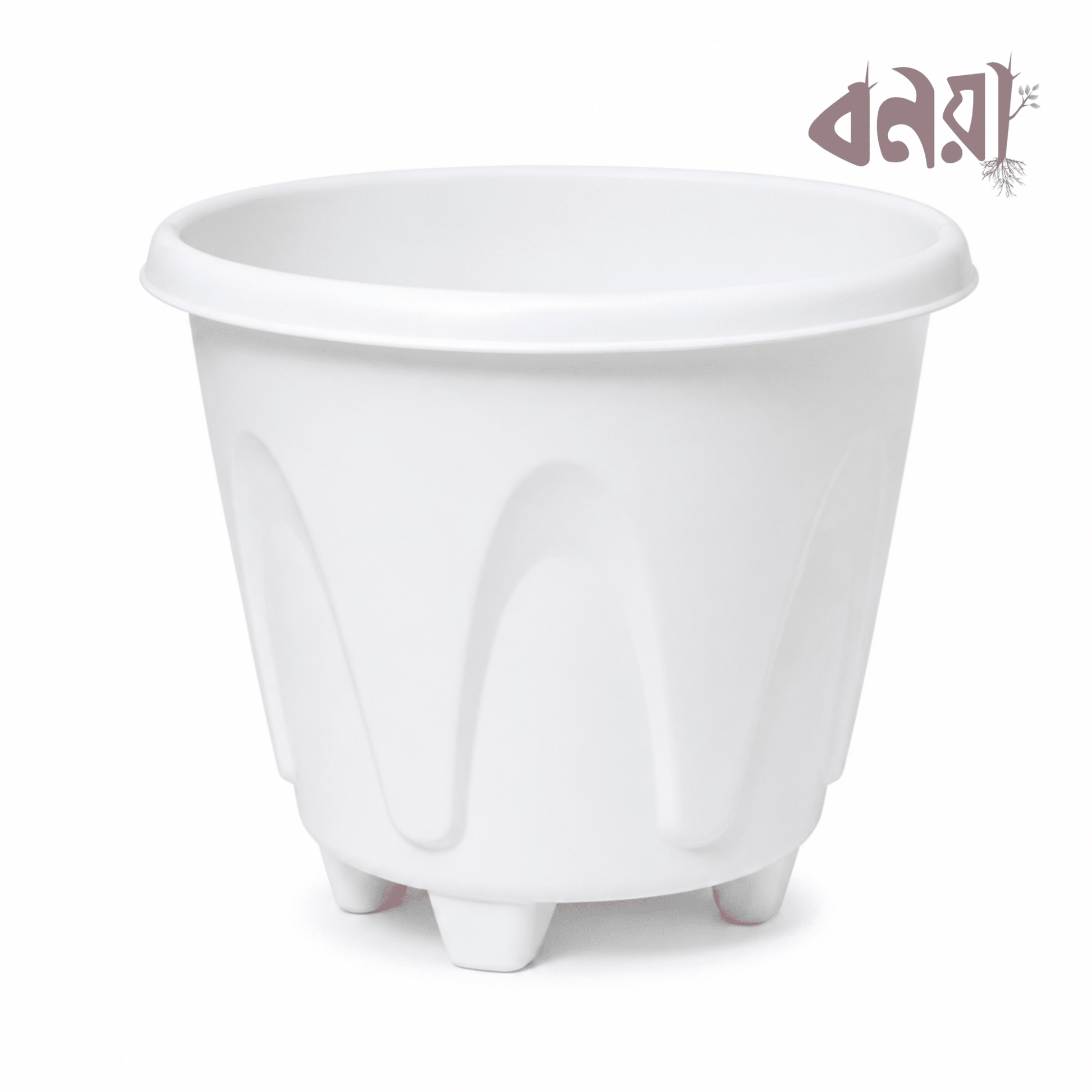 Lotus White Flower Tub - Bonoya