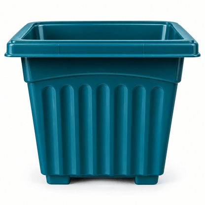 Square Plastic Tub - Green - Bonoya