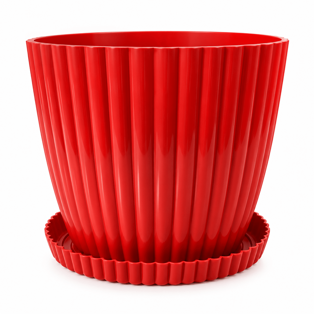 Sunflower Plastic Tub - Red - Bonoya